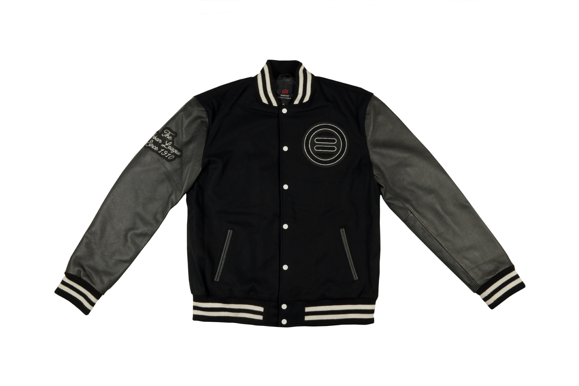 The Urban Unity Leather and Wool Varsity Jacket