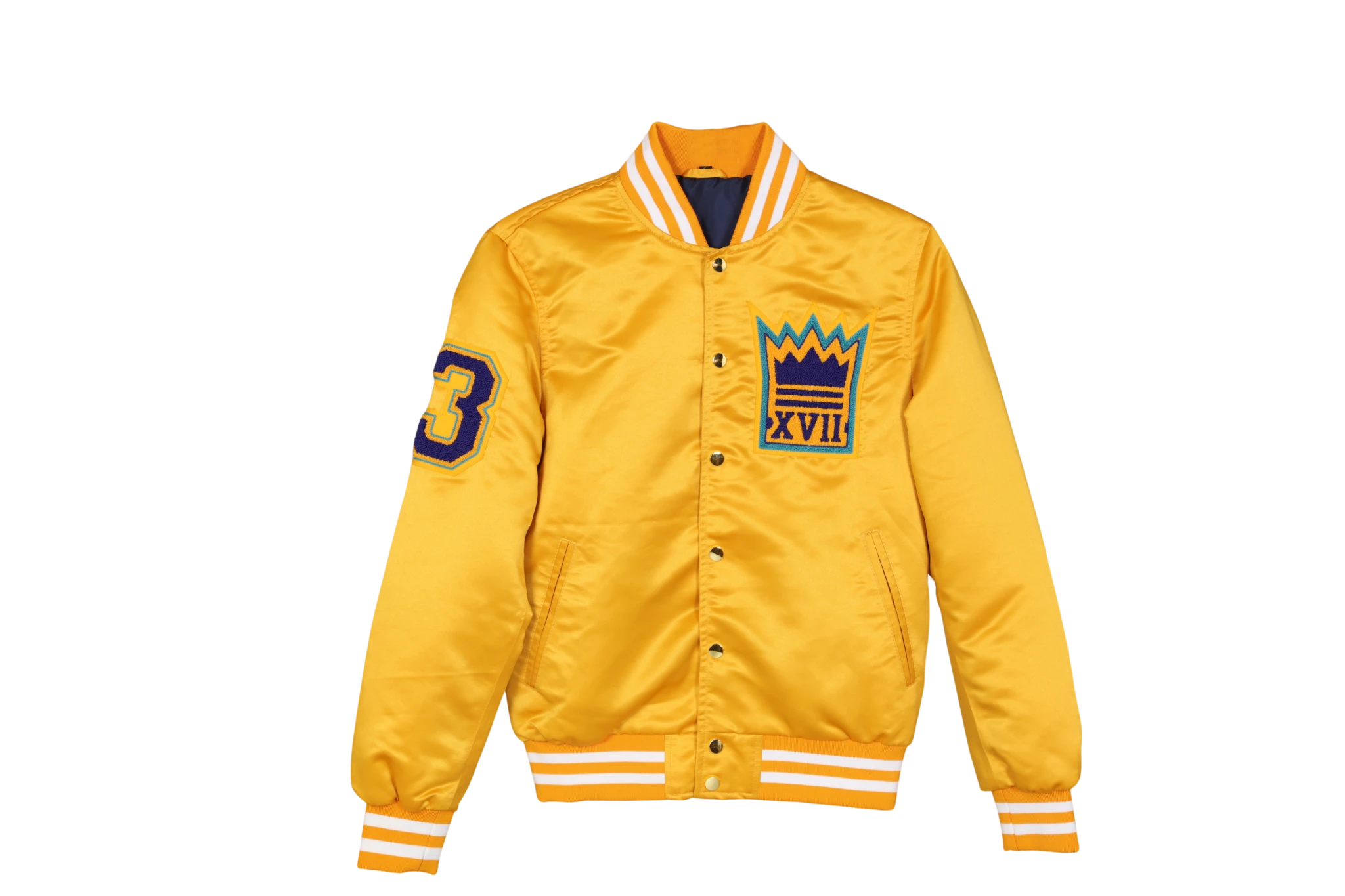 All-Star Glow: 2017 Yellow Satin Varsity Jacket