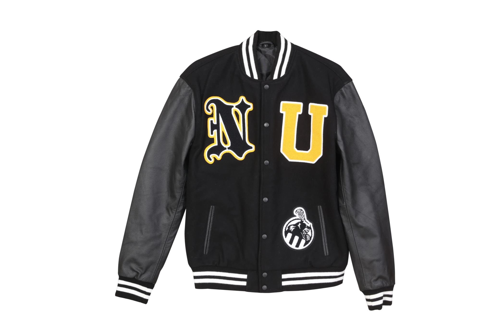 The Nation's Pride, Leather & Wool Varsity Jacket